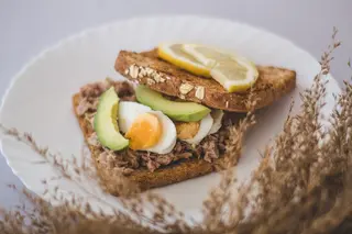 Upgrade classic avocado toast by adding sliced hard-boiled eggs and a sprinkle of everything bagel seasoning for extra flavor and protein.