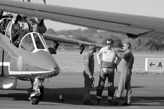 The flight crew met with NTSB investigators. Early reports indicated a potential mechanical issue.