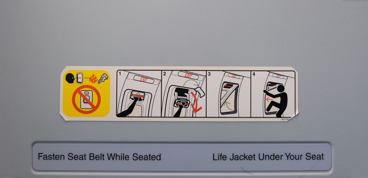 This incident reminds us to always listen to pre-flight safety briefings. The crew's training and passenger cooperation made the difference.