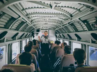 Flight attendants quickly secured the cabin and briefed passengers on emergency procedures.